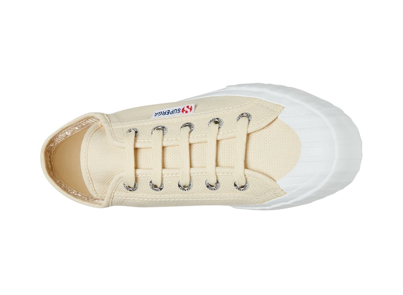 Superga Espadrille Womens - 2630 Stripe - Beige - MXPKC4275